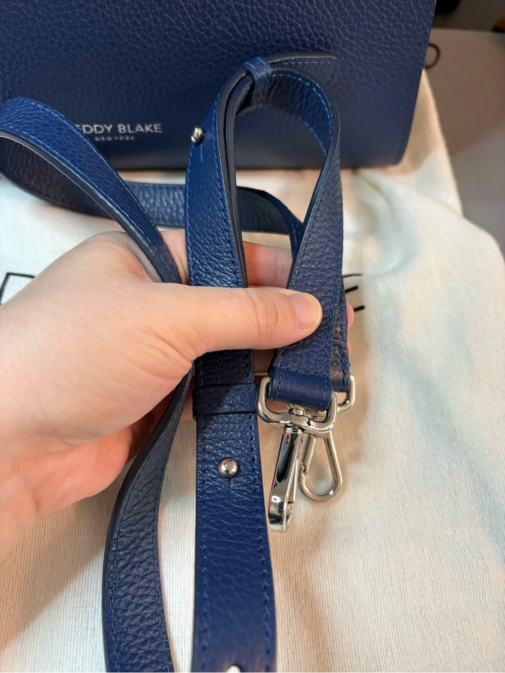 Teddy Blake Ava 11” in Blue Jeans with Silver Hardware - Picture 8 of 12